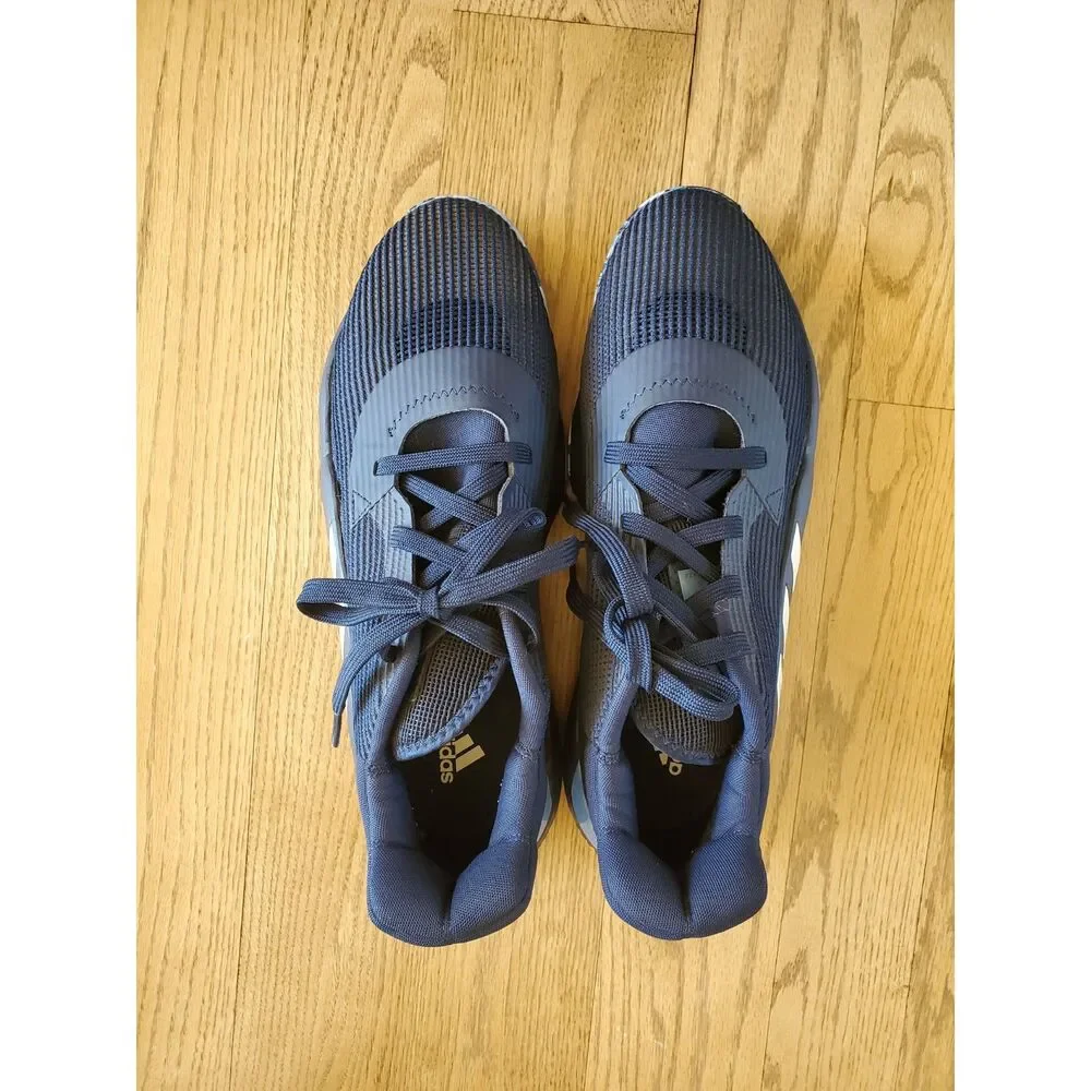 Adidas Mens 14 Pro Bounce 2019 Low Mens Basketball Shoes F97286 Navy/White VGUC
